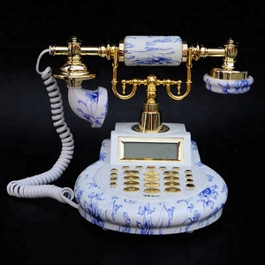 <span class=keywords><strong>Teléfono</strong></span> <span class=keywords><strong>de</strong></span> marcación telefónica antiguo <span class=keywords><strong>de</strong></span> estilo antiguo con <span class=keywords><strong>teléfono</strong></span> <span class=keywords><strong>de</strong></span> cable multifunción Decoraciones retro <span class=keywords><strong>Teléfono</strong></span> vintage antiguo - Product Image 3