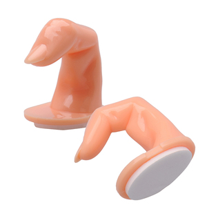Nhựa Hiển Thị Nail Art Acrylic UV Gel Thực Hành Đào Tạo Mô Hình Móng Tay Ngón Tay - Product Image 5