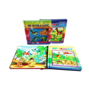 Custom Animal Series Puzzle Book with Coloring Printing and Education Story , Best Book for Your Kids
