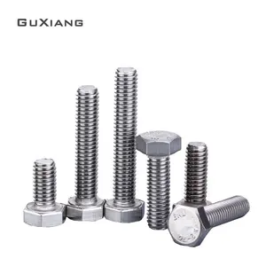 Nhà cung cấp Trung Quốc thép không gỉ 304 Hexagon bu lông và Nuts din933 Bolt