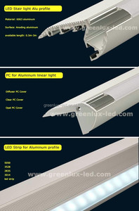Stair Nosing Aluminium LED Profile for Led Tape Strip Light - Product Image 6