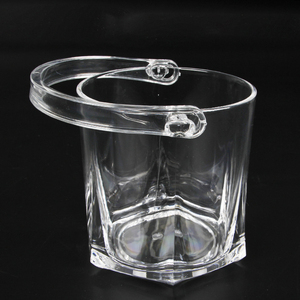 Clear Acrylic <strong>Mini</strong> Ice Bucket Durable &amp; Not Easy to Break 1.0L Capacity Eco-Friendly for Home/Bar Use - Product Image 3