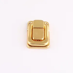 Gold Small Metal Gift Box Lock For Wooden Jewelry Box