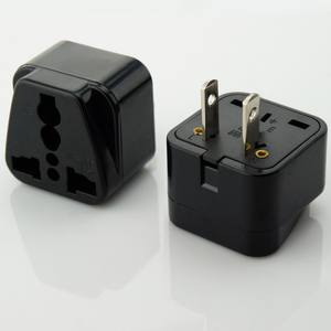 Adaptateur universel de prise de <span class=keywords><strong>voyage</strong></span> américain à 2 broches plates 250V Converter Socket 10A US Plug Socket Universal Travel Adapter - Product Image 2