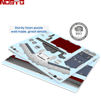 Nosto certifié BSCI, vente en gros personnalisée, puzzle en carton 3D éducatif pour l'intérieur et l'extérieur, avion à construire soi-même pour enfants et adultes