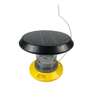 ICAO Aviation Obstruction Airport Lighting Suppliers Solar Powered Led Aerodrome Beacon for Airfield Heliport