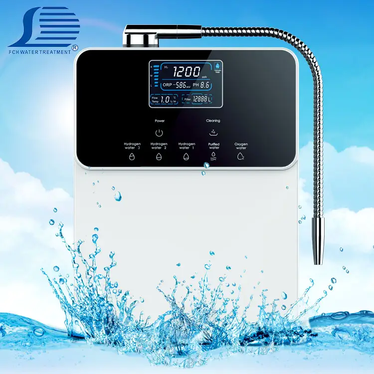 الساخن موزع المياه الباردة أفضل سعر المياه الهيدروجين محسن المضادة للأكسدة الهيدروجين المياه المحمولة آلة