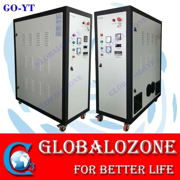 50g-500g/hr ozone generator for textile industry bleach and decolor water treatment