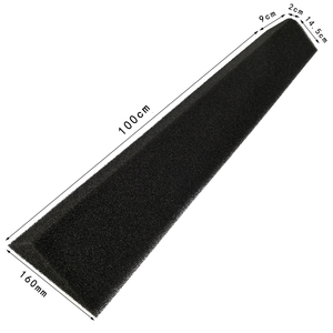 Protector de <span class=keywords><strong>Canaletas</strong></span> de Lluvia para Techo, Espuma de Silicona Reticulada, Filtro de Esponja para <span class=keywords><strong>Canaletas</strong></span> - Product Image 1