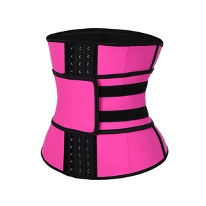 Hexin Có Thể Điều Chỉnh Móc Kiểm Soát Bụng Biểu Tượng Tùy Chỉnh Nén Vành Đai Phụ Nữ Latex Eo Huấn Luyện Viên Nhãn Hiệu Riêng - Product Image 5