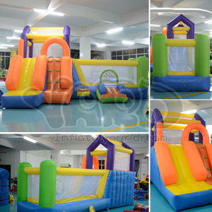 castillo hinchable de salto para la venta de juegos de combo de diapositivas con ce del soplador de forma gratuita - Product Image 1