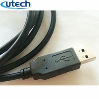 Cable de Programación USB a RJ11 con Chip FTDI, Cubierta de PVC y Malla de Cobre Puro para Computadora