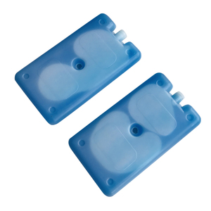 Reusable Blue Ice <strong>Freezer</strong> Pack Ice Gel <strong>Block</strong> for Cooler Bag Food Customized Logo HDPE Round QB Insulated Ice Brick 16*9*2cm - Product Image 2