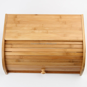 Contenedor de Pan <span class=keywords><strong>grande</strong></span> para cocina, caja de pan de bambú de madera superior, 2022 - Product Image 6