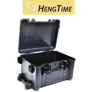 Caja de equipo de seguridad portátil, resistente al agua, IP67, Trolley, caja de herramientas grande con ruedas y espuma