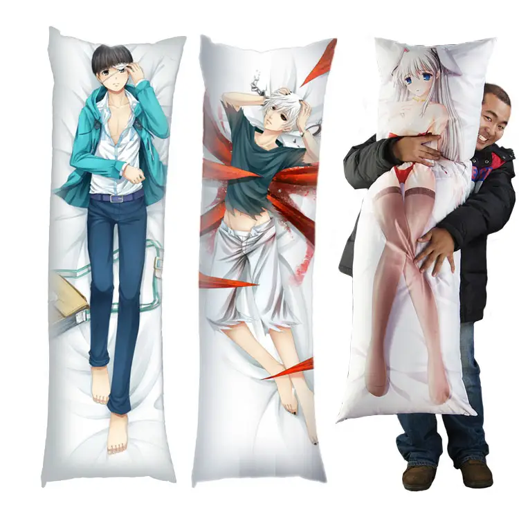 Funda de almohada 3d, almohada de cuerpo, juguete sexual de anime desnudo