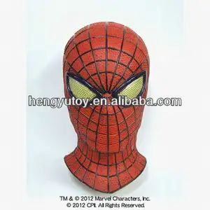 Máscara de cabeza completa del personaje de la famosa película Spiderman