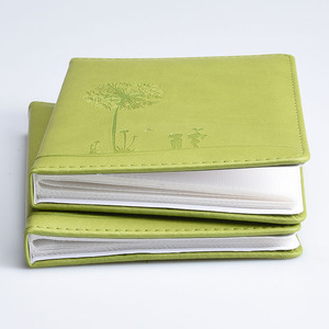 <span class=keywords><strong>Couverture</strong></span> d'album <span class=keywords><strong>photo</strong></span> en cuir PU 4*6 pouces personnalisée avec logo en relief de haute qualité - Product Image 4