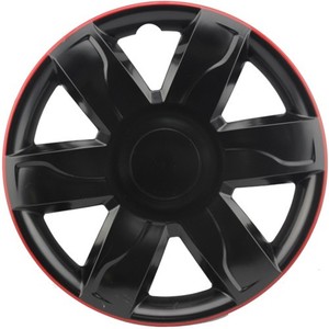 Vente en gros <span class=keywords><strong>de</strong></span> enjoliveurs <span class=keywords><strong>de</strong></span> <span class=keywords><strong>roue</strong></span> <span class=keywords><strong>de</strong></span> voiture en PP/ABS anti-usure, <span class=keywords><strong>noir</strong></span> et rouge, 14 pouces, 15 pouces, enjoliveurs <span class=keywords><strong>de</strong></span> jantes <span class=keywords><strong>de</strong></span> voiture bicolores - Product Image 1
