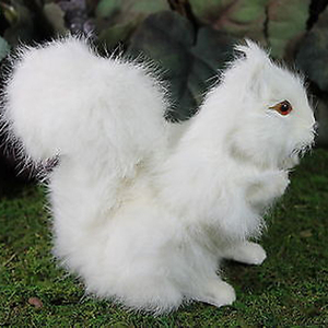 Done up handmade toy real fur <span class=keywords><strong>animal</strong></span> Christmas decoration squirrel - Product Image 2