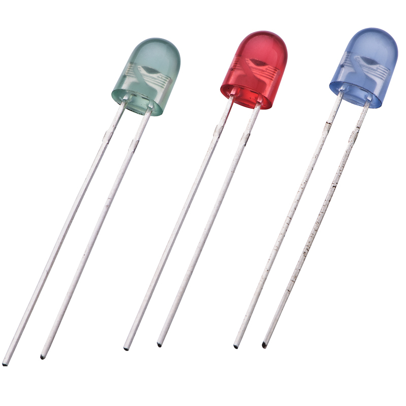 Through hole 546 type 5mm oval dip led diode for display