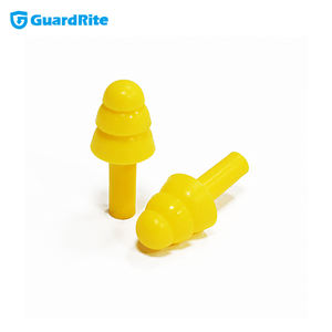 GuardRite Marque Réutilisable <span class=keywords><strong>Anti</strong></span>-<span class=keywords><strong>Bruit</strong></span> Jaune <span class=keywords><strong>Bouchons</strong></span> D'oreille En Silicone pour Le <span class=keywords><strong>Bruit</strong></span> - Product Image 1