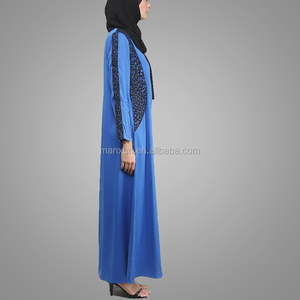 Hotsale zippée design femmes abaya dernière turc kaftan robe quotidienne - Product Image 3