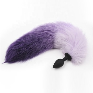 Paslanmaz Çelik <span class=keywords><strong>Anal</strong></span> <span class=keywords><strong>Plug</strong></span> Silikon Butt <span class=keywords><strong>Plug</strong></span> Faux Kuyruk Yetişkin Cosplay Kostüm Aksesuarları S M L - Product Image 2