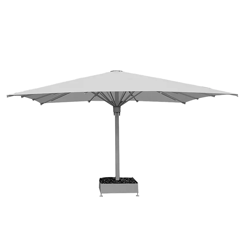 5*5m Dia 6メートルLED Lights Outdoor Garden Large Umbrellas