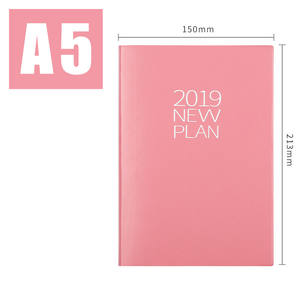 <span class=keywords><strong>Agenda</strong></span> A5 à couverture rigide en cuir PU avec couture sur selle, impression personnalisée, nouveau design de calendrier - Product Image 2