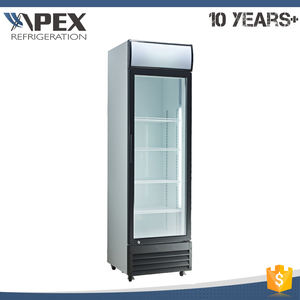 Refrigerador Vertical de Una Puerta con Estante Ajustable de Alta Resistencia para Supermercado - Product Image 2