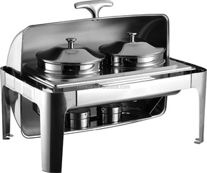 Hotel equipo <span class=keywords><strong>de</strong></span> catering <span class=keywords><strong>de</strong></span> cocina <span class=keywords><strong>buffet</strong></span> chafing dish tapa <span class=keywords><strong>de</strong></span> vidrio - Product Image 4