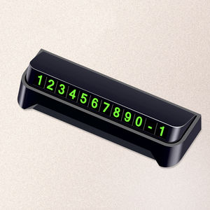 Plat Nomor Mobil Sementara Model Baru Nomor Besar Bingkai Nomor Telepon Plastik Tahan Lama Penggunaan Universal - Product Image 1