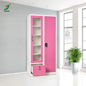 Organizador de armário de metal, armário de metal para móveis