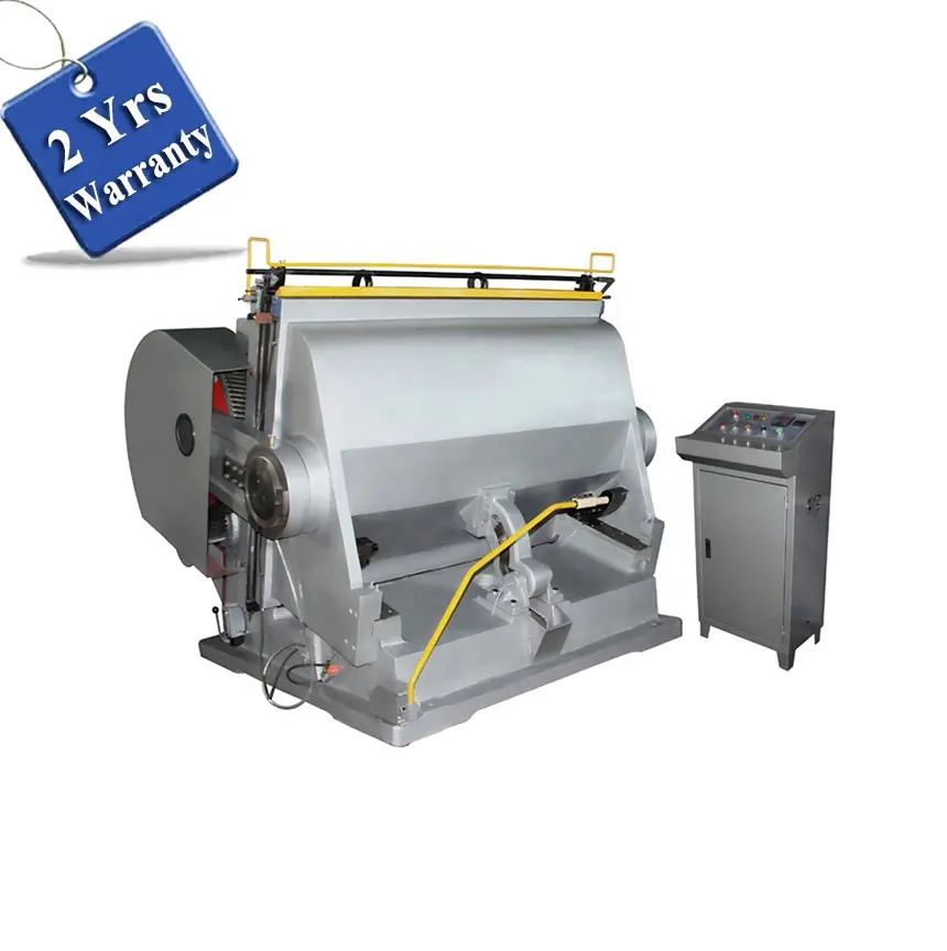 ML1500 Plastic PVC PET Manual Heat Flatbed Die cutting and Creasing Machine, Corrugated Carton Die Cutter Punching Press