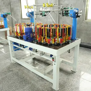 JD2-32 High Speed Drawstring Flat Braiding Machine Straw Rope Making Machine