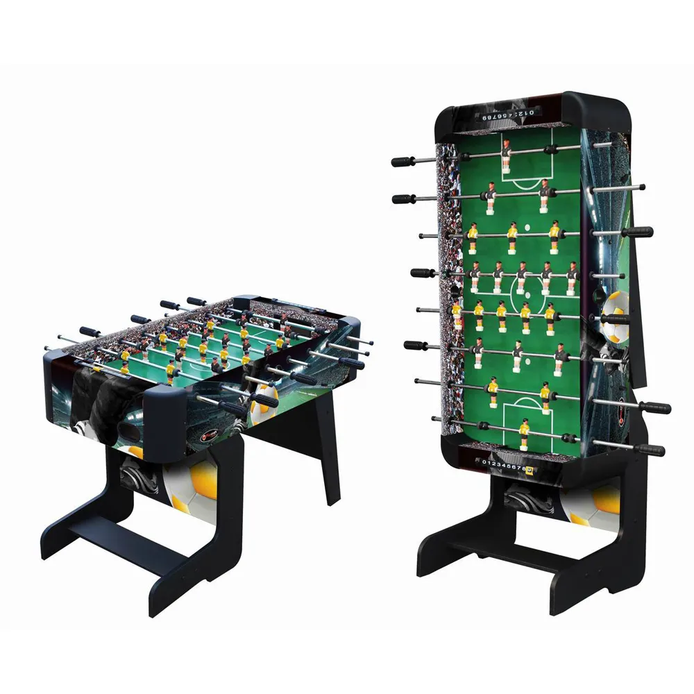 Спортивный МДФ черный детский мини 2 игрока MDF Настольный футбольный стол