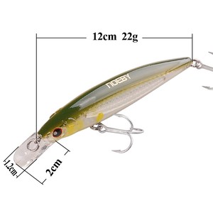 Các Nhà Sản Xuất Mồi Câu Cá Lắc Lư Với Lưỡi Câu Nhật Bản - Product Image 2