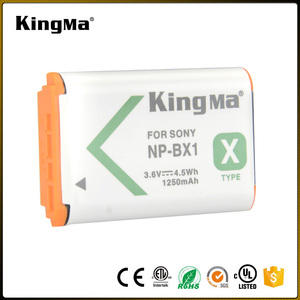 KingMa Usine Prix Entièrement Décodé 1250 mAh NP-BX1 NPBX1 Batterie Pack pour <span class=keywords><strong>Sony</strong></span> DSC-RX1 DSC-<span class=keywords><strong>RX1R</strong></span> DSC-RX100 - Product Image 1