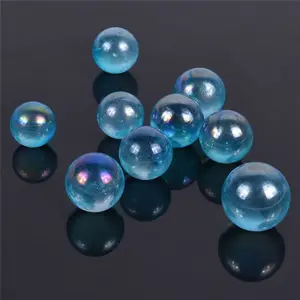 Bola Esfera Bola de Cristal de quartzo Contas Pequenas Aura Cristal Atacado Azul Feng Shui Casa Decoração Amor Imagem de Cristal Polido