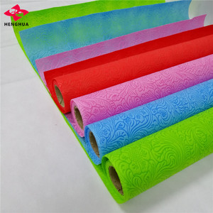 Vải Không Dệt Polypropylene Spunbond Rolls Bán Buôn TNT Vải Hoa Nổi/Đá/Sóng/Bong Bóng - Product Image 1