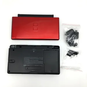 Replacement Red and Black Full Housing Shell Case cover Buttons + Screen Lens + Screwdriver kits for Nintendo DS Lite NDSL