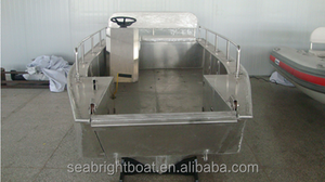 Barco de pesca de aluminio, pontones de aluminio baratos para pontón, certificado CE - Product Image 4