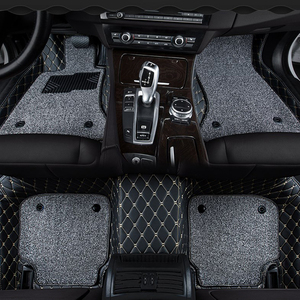Alfombrilla de Coche Hecha a Mano, Material de Alta Calidad, Alfombrilla de Cuero PU para <span class=keywords><strong>BMW</strong></span> - Product Image 1