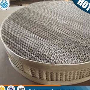 <span class=keywords><strong>Malla</strong></span> de Alambre Tejida de Acero Inoxidable, Resistente a Ácidos y Álcalis, Certificada ISO, para Columnas de Destilación Empacadas, Tejido Plano - Product Image 6