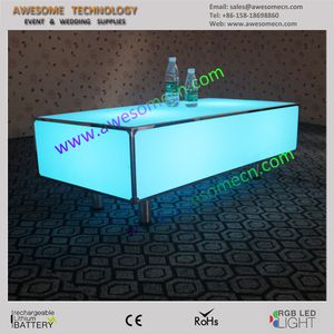Arredamento per Bar/ <span class=keywords><strong>Discoteca</strong></span>/ KTV/ Night Club, Tavolo Cubo LED, Set Divani per Hookah Lounge, Tavoli Centrali - Product Image 4