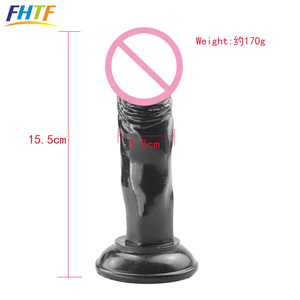 Realistisch Met Zuignappen Groot 15.5Cm Gay Masturbatie Tools Dildo Plug Anale Vaginale Pluggen - Product Image 5