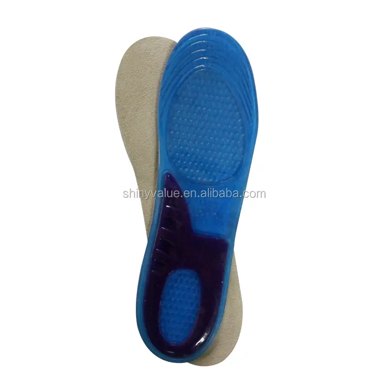Silicone Gel Material Arch Support Insole Arch Full Length Insole For Flat Foot And Plantar Fascitis