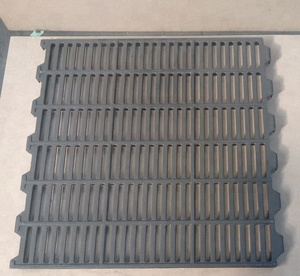 Plancher en fonte pour porcs, plancher en fonte 600*600mm, cage de mise bas pour truies, plancher en fonte ductile à lattes - Product Image 2