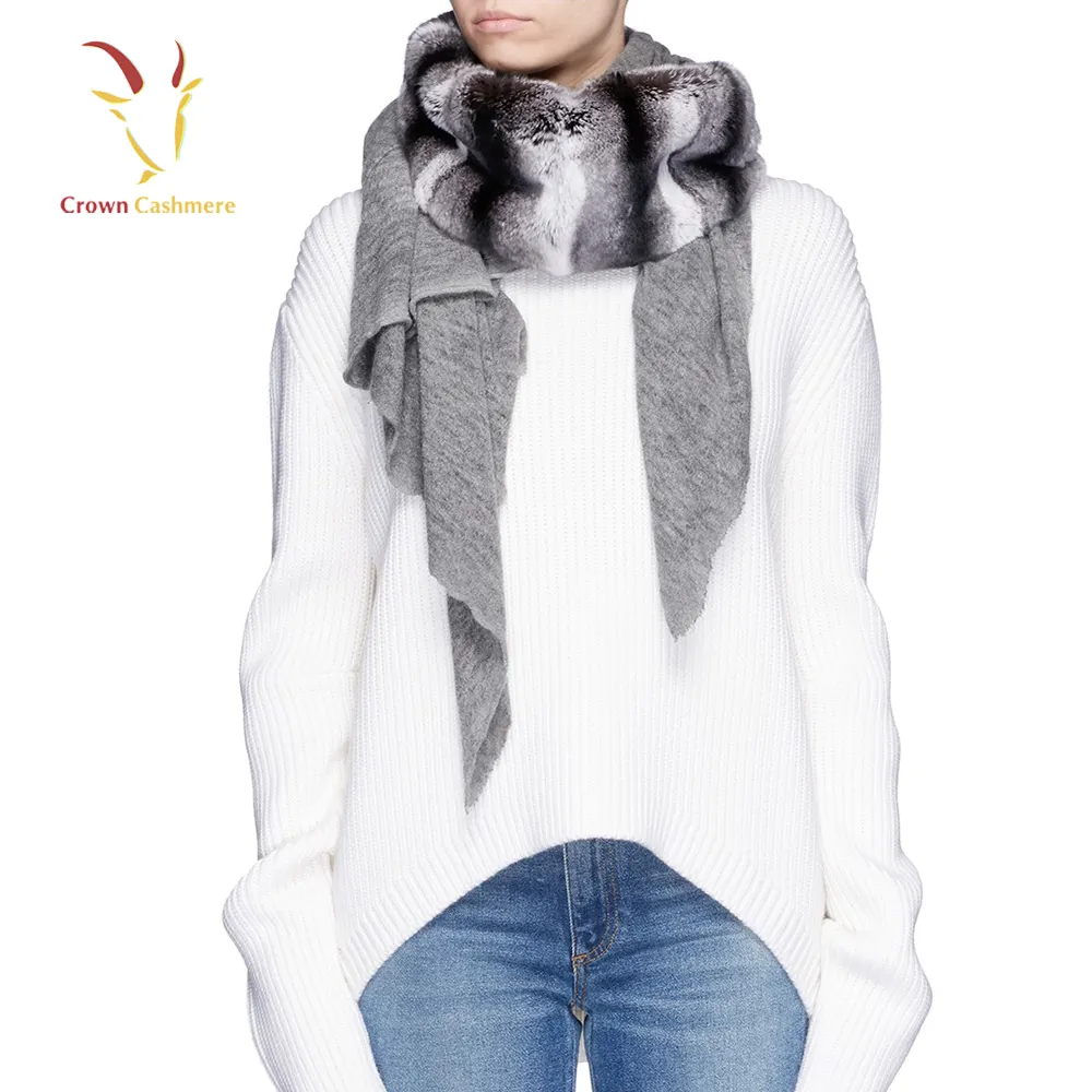 Pashmina Fur Cashmere Scarf Nepal Brand